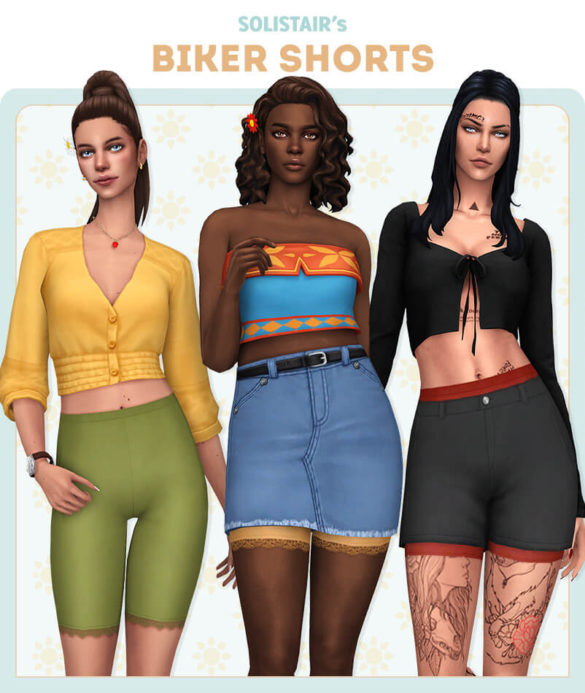 Sims 4 biker shorts acc the weather these past few