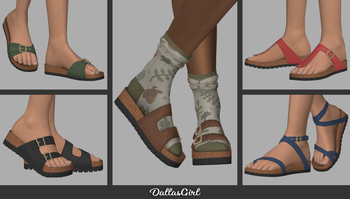 Sims 4 birkenstocks collection