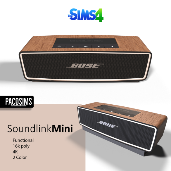 Sims 4 bose soundlinkmini speaker functional