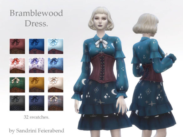 Sims 4 Bramblewood Dress