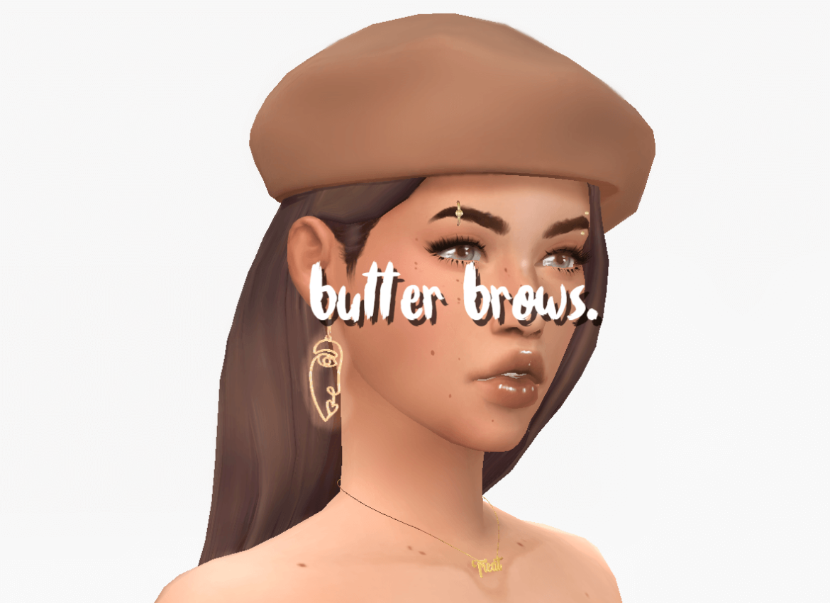 Sims 4 butter eyebrows