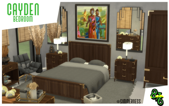 Sims 4 cayden bedroom
