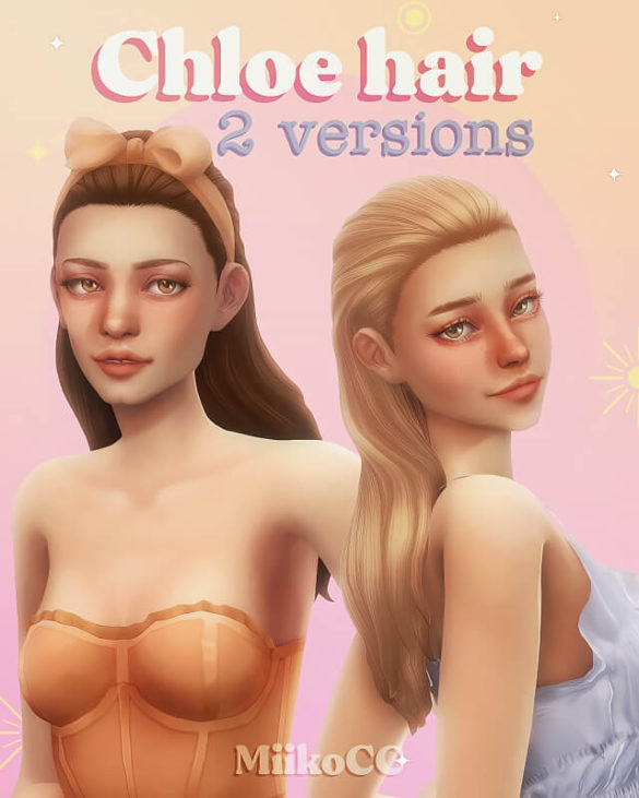 Sims 4 chloe hair