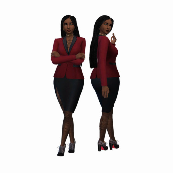 Sims 4 day eight job interview 30 day lookbook