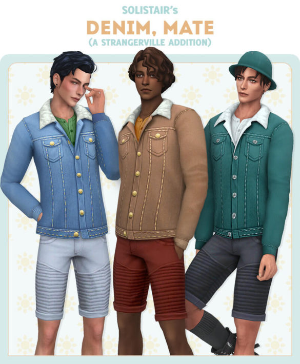 Sims 4 denim mate set strangerville addition