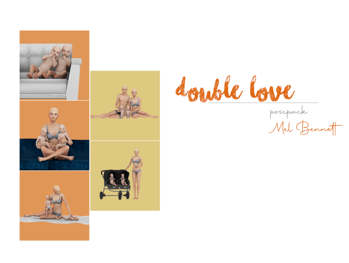 Sims 4 double love posepack