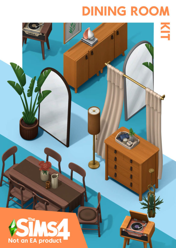 Sims 4 dining room kit
