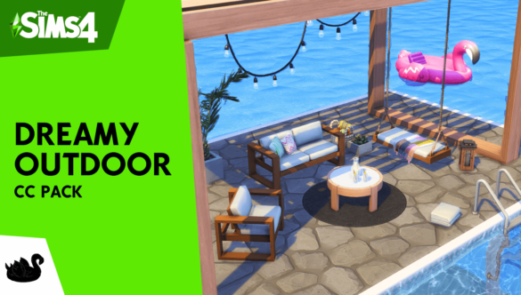 Sims 4 dreamy outdoor cc pack