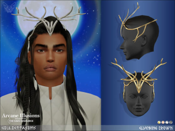 Sims 4 elvenking crown