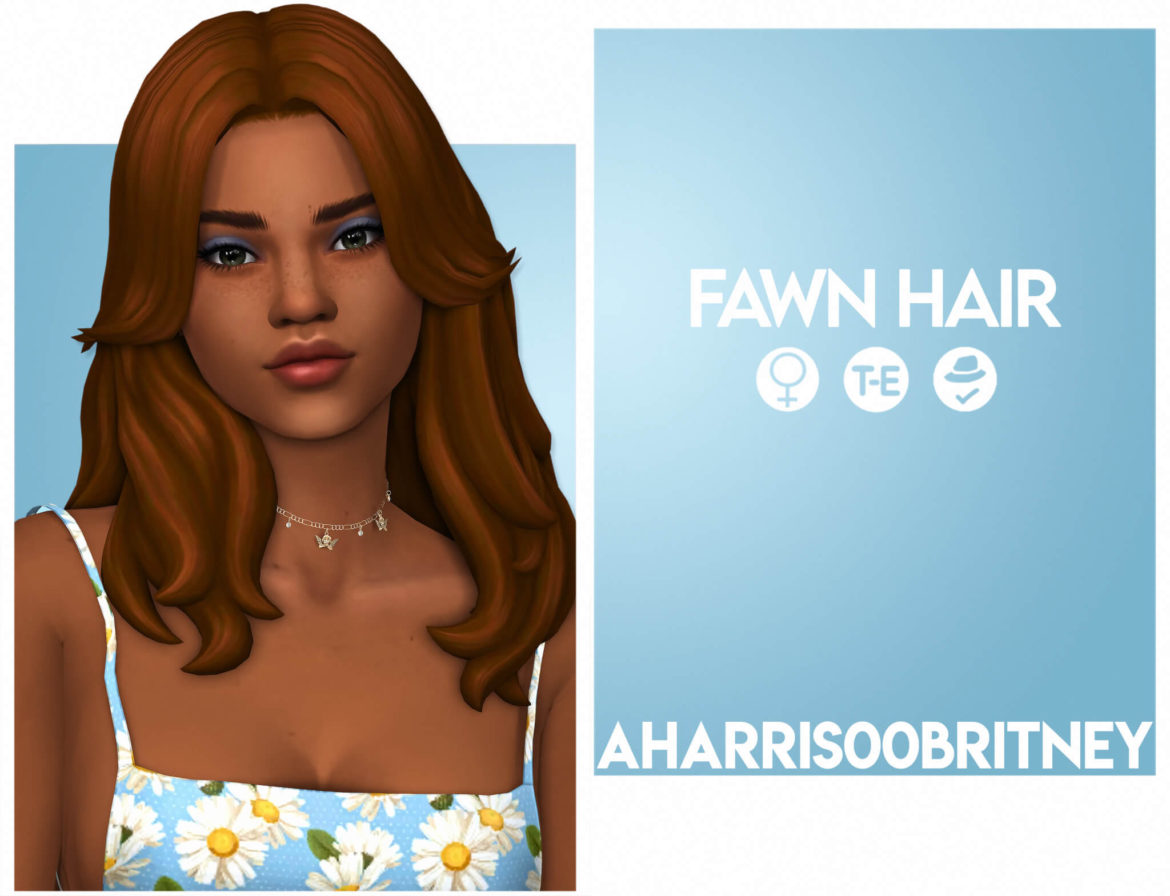 Sims 4 fawn hair