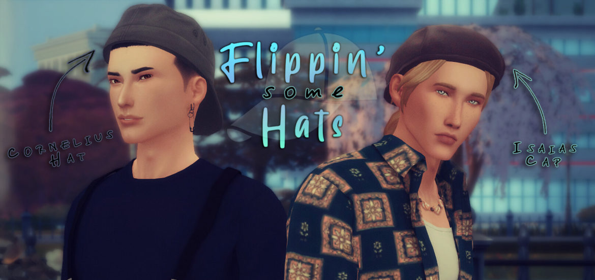 Sims 4 flip it over bg hats