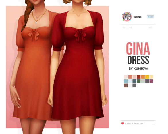 Sims 4 gina dress