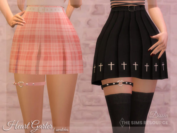 Sims 4 Heart Garter