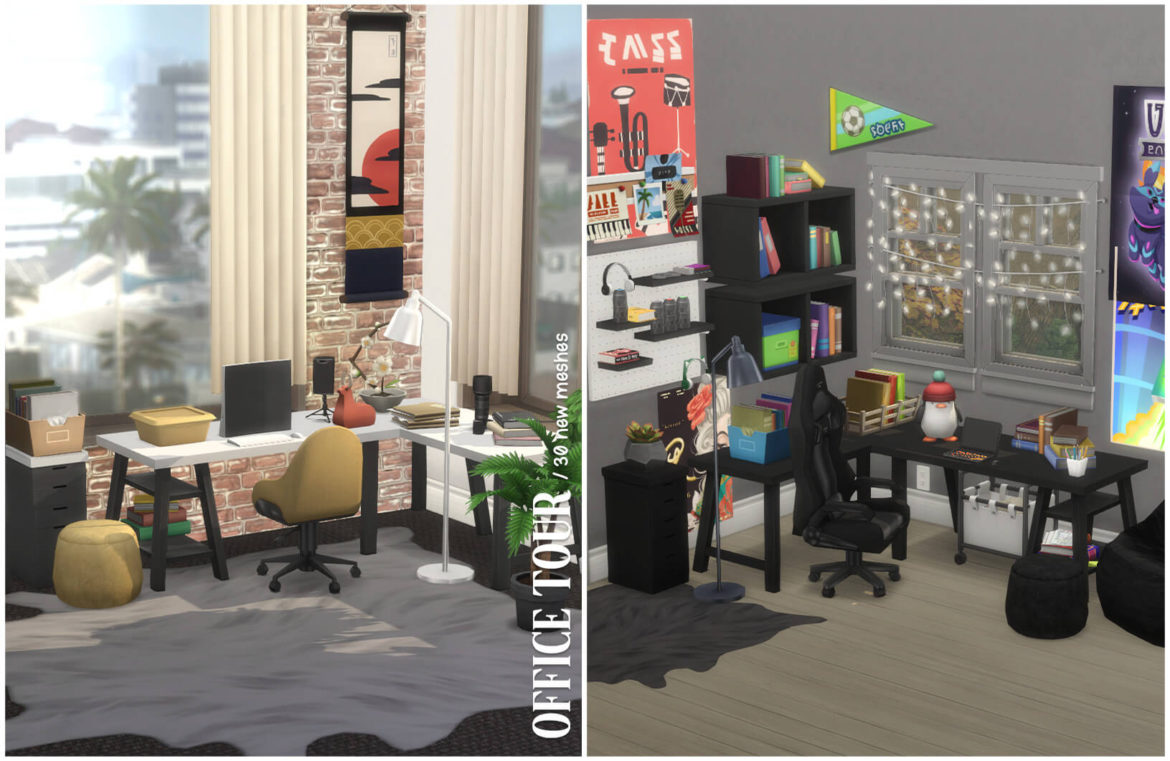 Sims 4 Office tour stuff pack