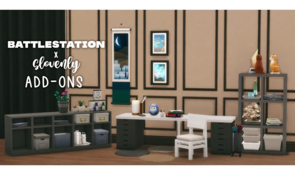 Sims 4 battlestation x slovenly: add-ons stuff - MiCat Game