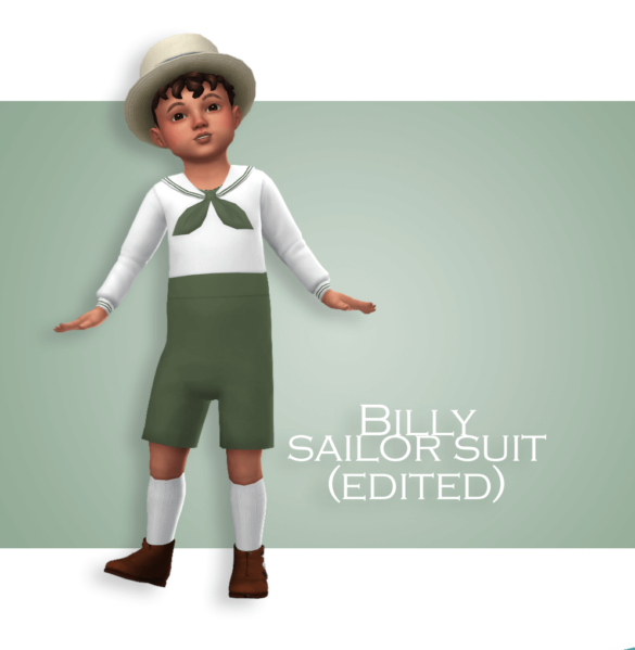 Sims 4 Billy Sailor Suit