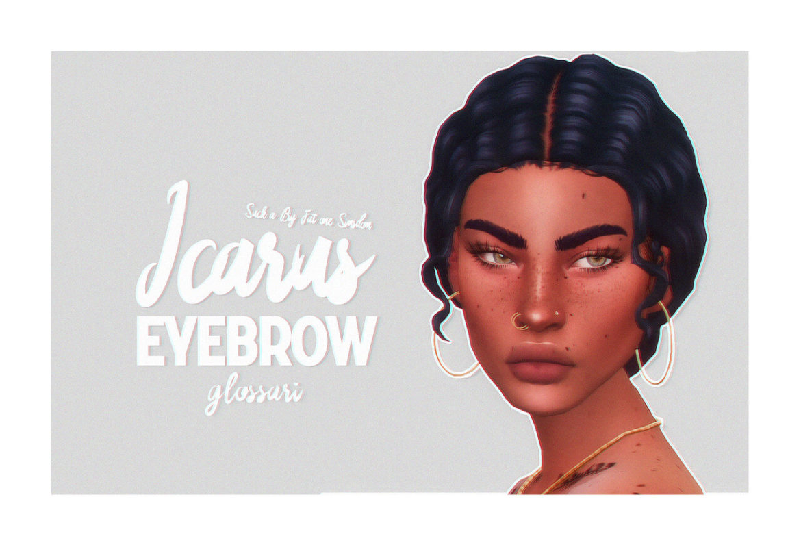 Sims 4 icarus eyebrow reuploaded