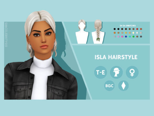 Sims 4 Isla Hairstyle