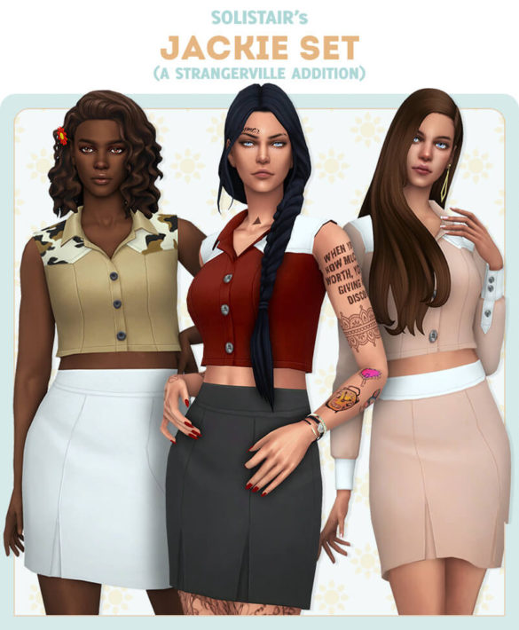 Sims 4 jackie set strangerville addition