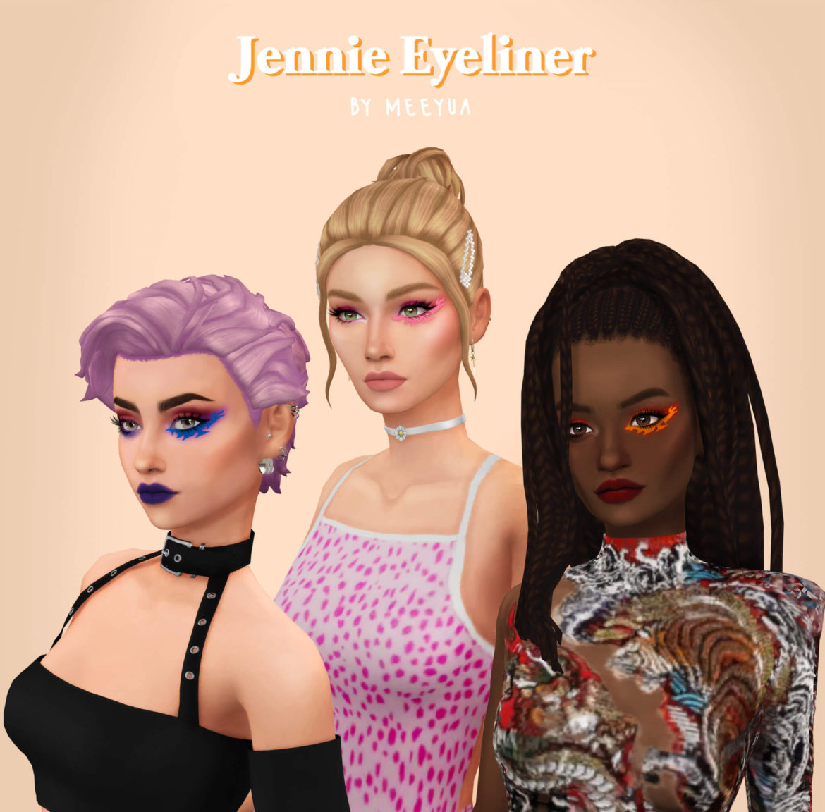 Sims 4 jennie eyeliner