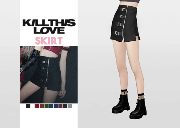 Sims 4 kill this love skirt
