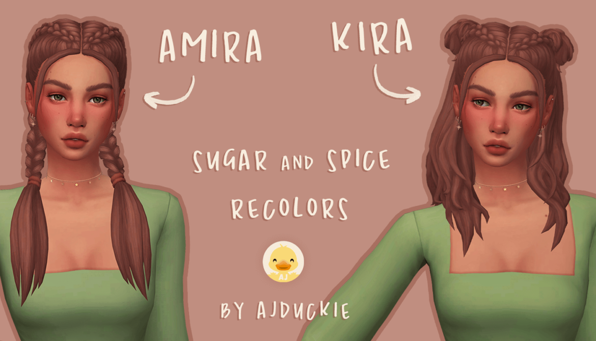 Sims 4 kira and amira saccharine palette redux