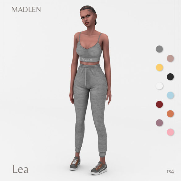 Sims 4 lea outfit cotton track pants