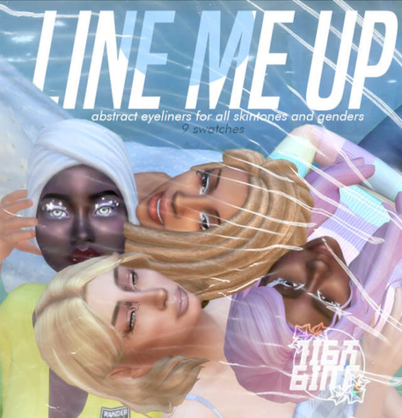 Sims 4 line me up eyeliner pack