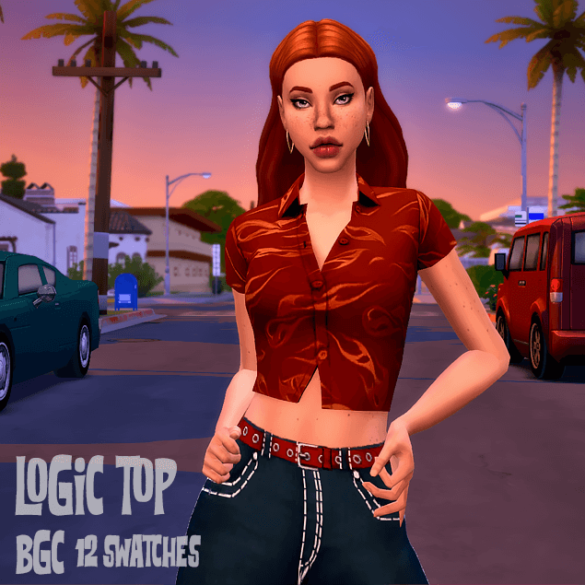 Sims 4 logic top bgc 12 swatches