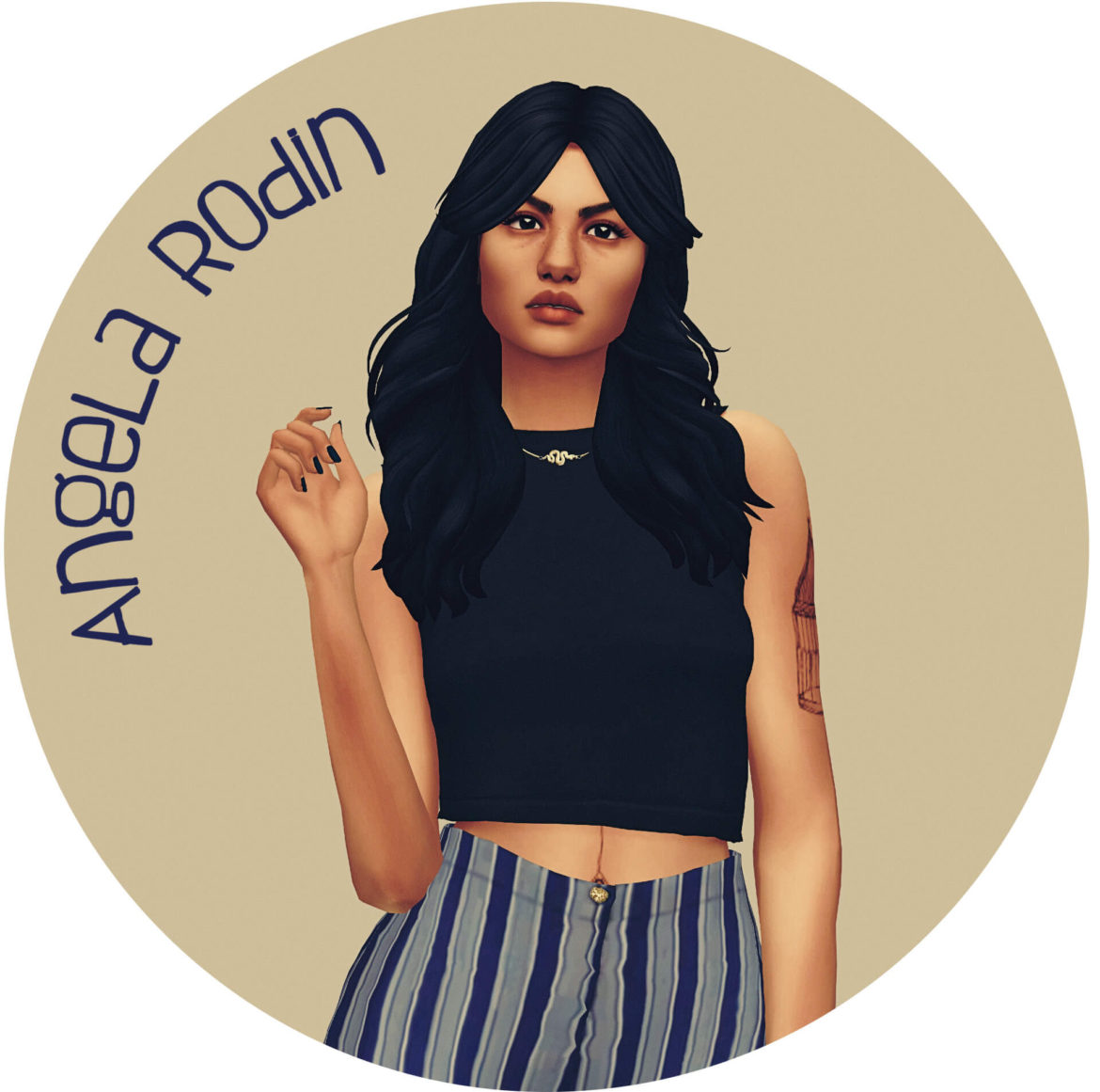 Sims 4 lookbook 22 angela rodin