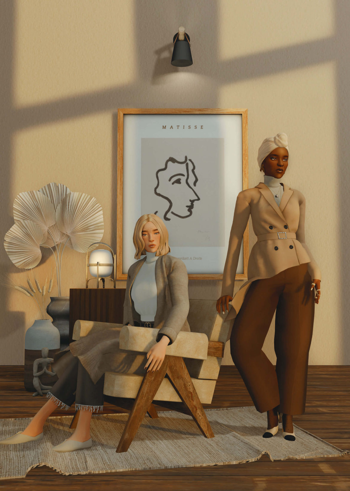 Sims 4 lookbook vol 4 monochromatic