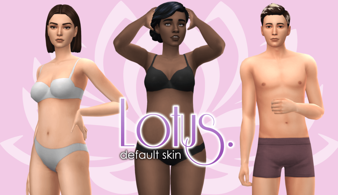 Sims 4 lotus default skinblend default replacement only