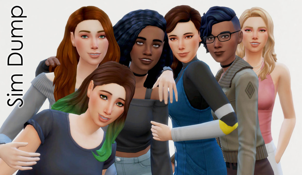 Sims 4 low cc sim dump some of my lookbook
