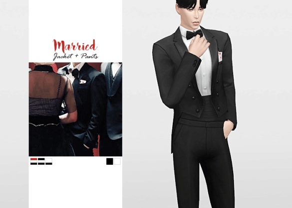 Sims 4 married jacket pants