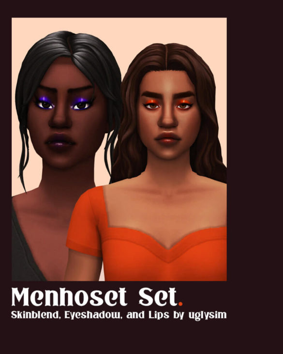 Sims 4 menhoset set skinblend
