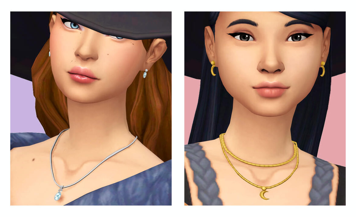 Sims 4 moonshard jewellery set