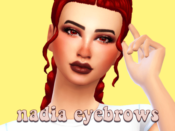 Sims 4 nadia eyebrows