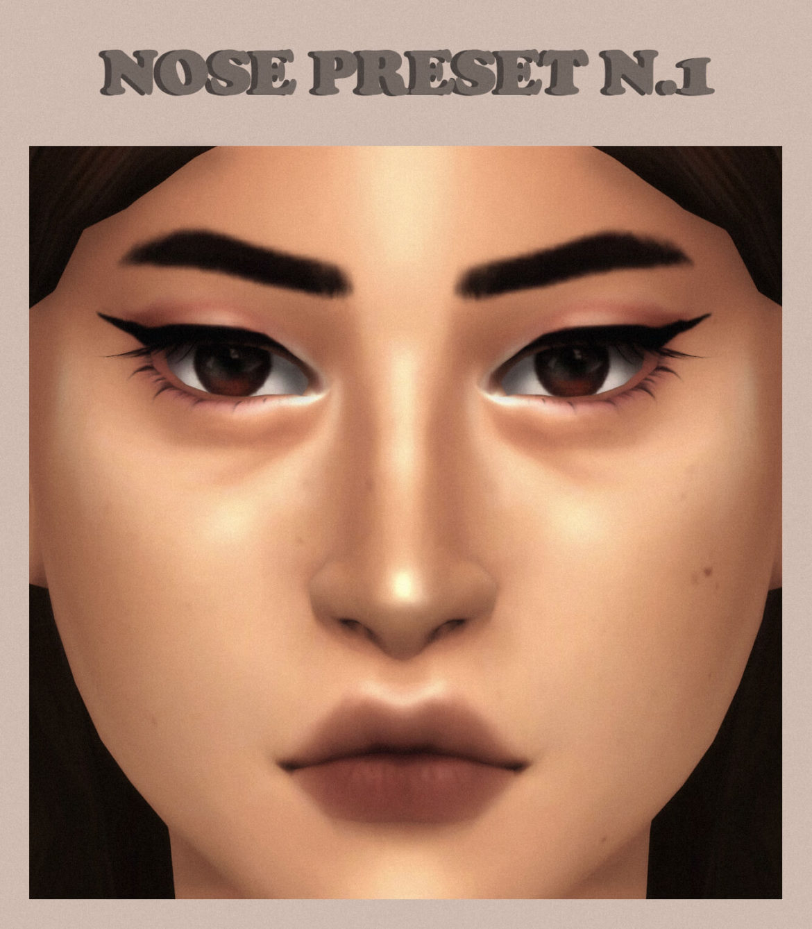 Sims 4 Nose Preset n1