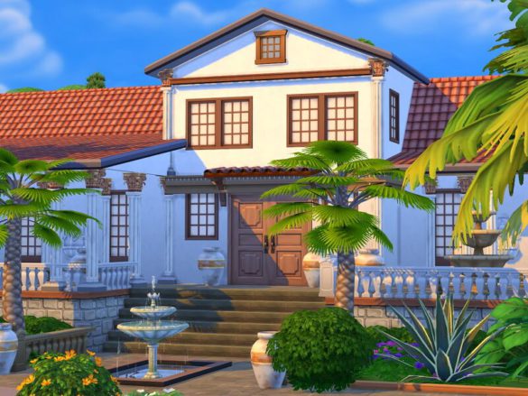 Sims 4 Roman Bath and Spa