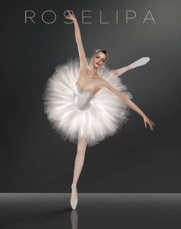 Sims 4 roselipa ballet pose