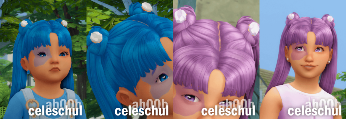 Sims 4 serena hair v2 by aharris00britney converted