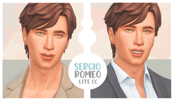 Sims 4 sergio romeo townies makeover lite cc
