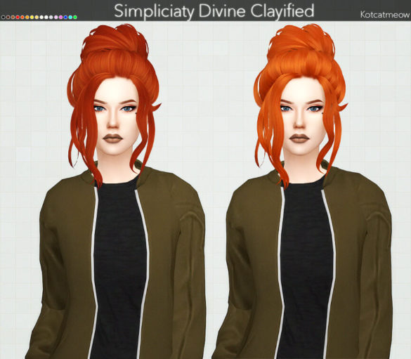 Sims 4 simpliciaty divine hair