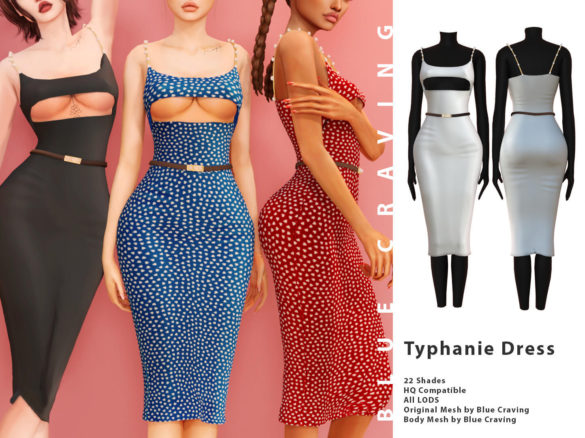 Sims 4 typhanie dress download the files