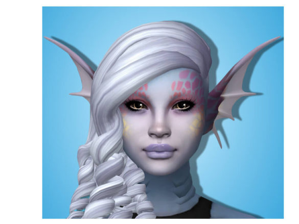 Sims 4 siren ears big spiny pierced fish ears for