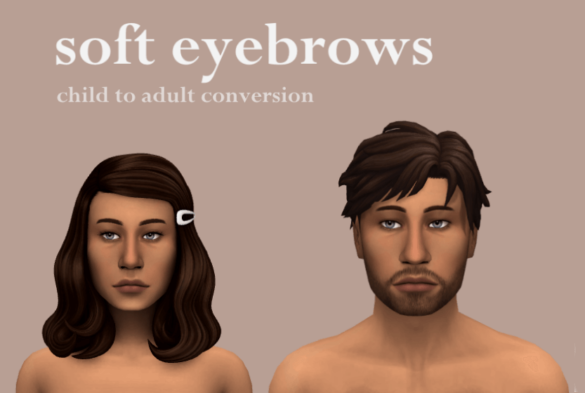 Sims 4 soft eyebrows