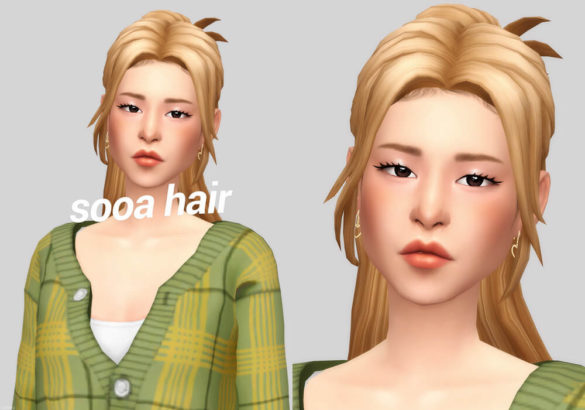 Sims 4 sooa hair