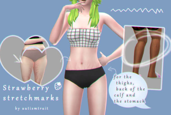 Sims 4 strawberry stretchmarks