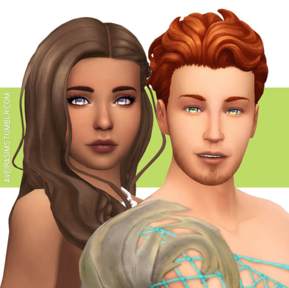 Sims 4 submerged eyes new default eyes for your mermaid