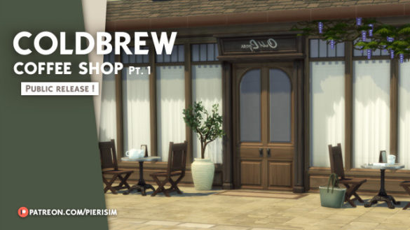 Sims 4 The COLDBREW Coffeeshop